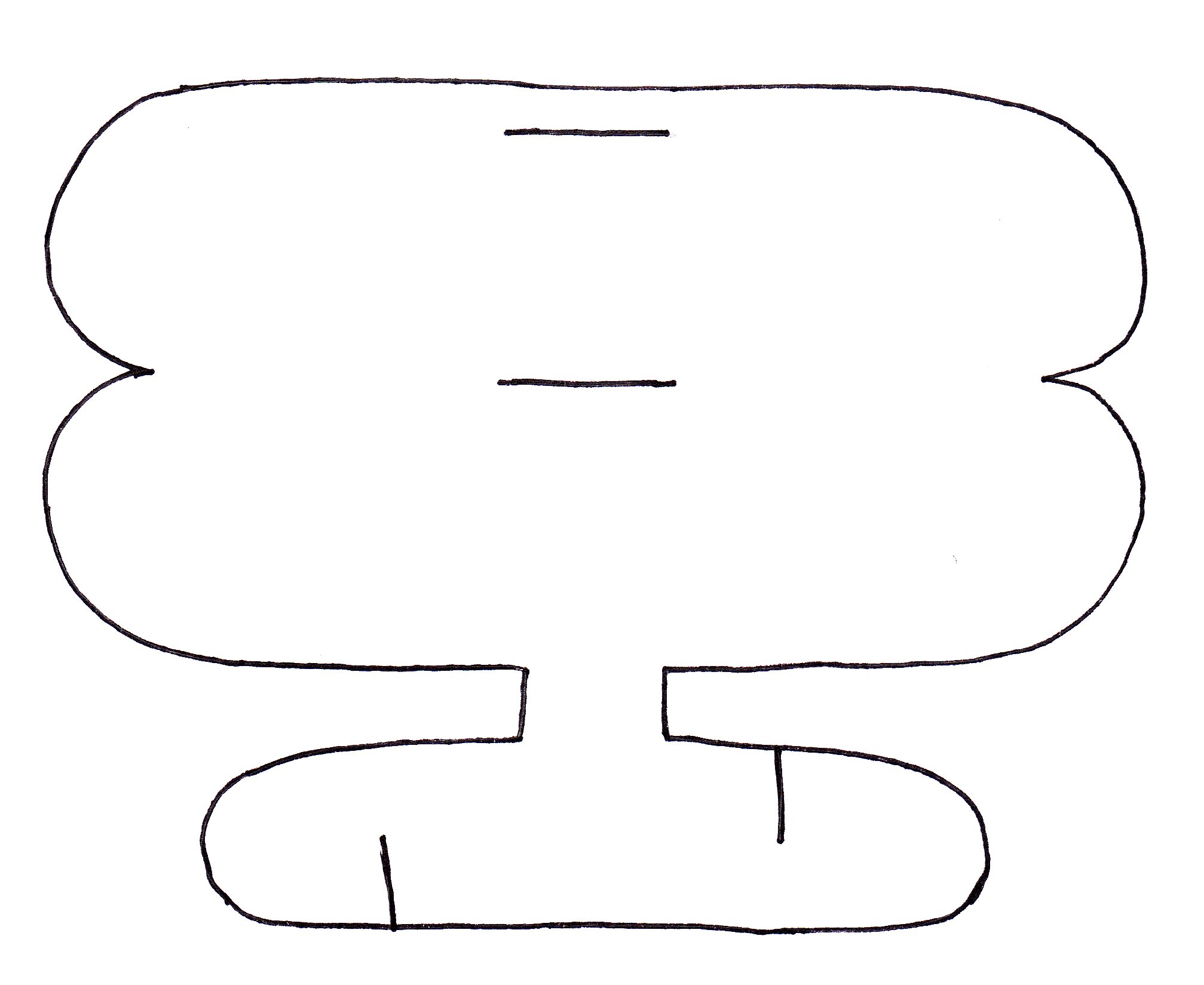 patron cuillère avion